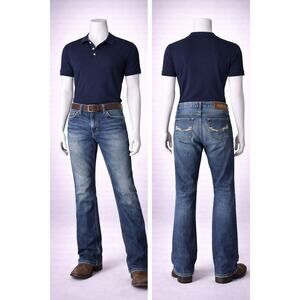 Ariat M2 Relaxed Boot Cut Jeans Men’s 29x30 Western Cowboy Denim rodeo jeans,